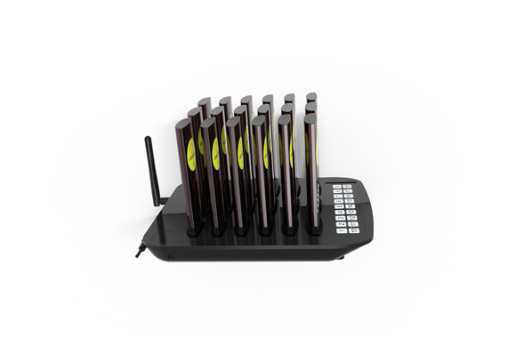 wireless keypad for guest paging system