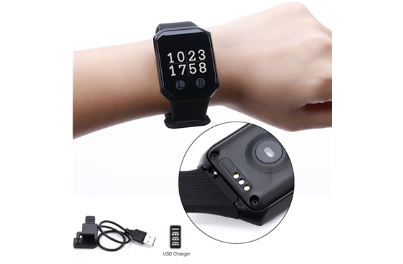 Pocsag Pager Wireless Call Bell Wrist Watch