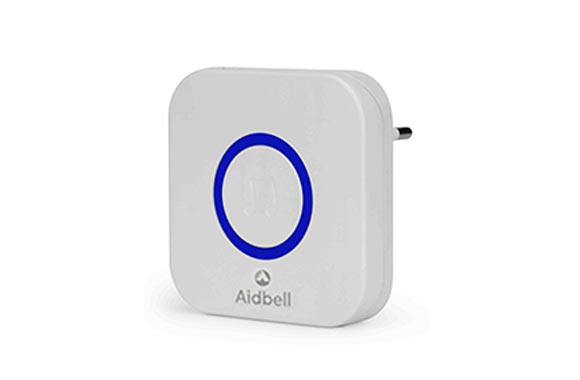Wireless caregiver pager system side view