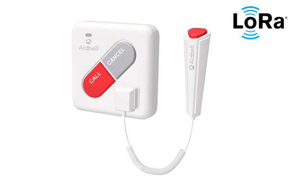 Wireless Nurse Call Button with Magnetic Patient Handset